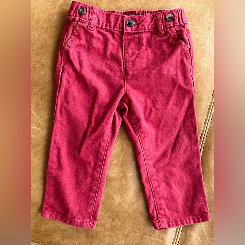 Boys 9-12 month Childrens Place - Red Pant